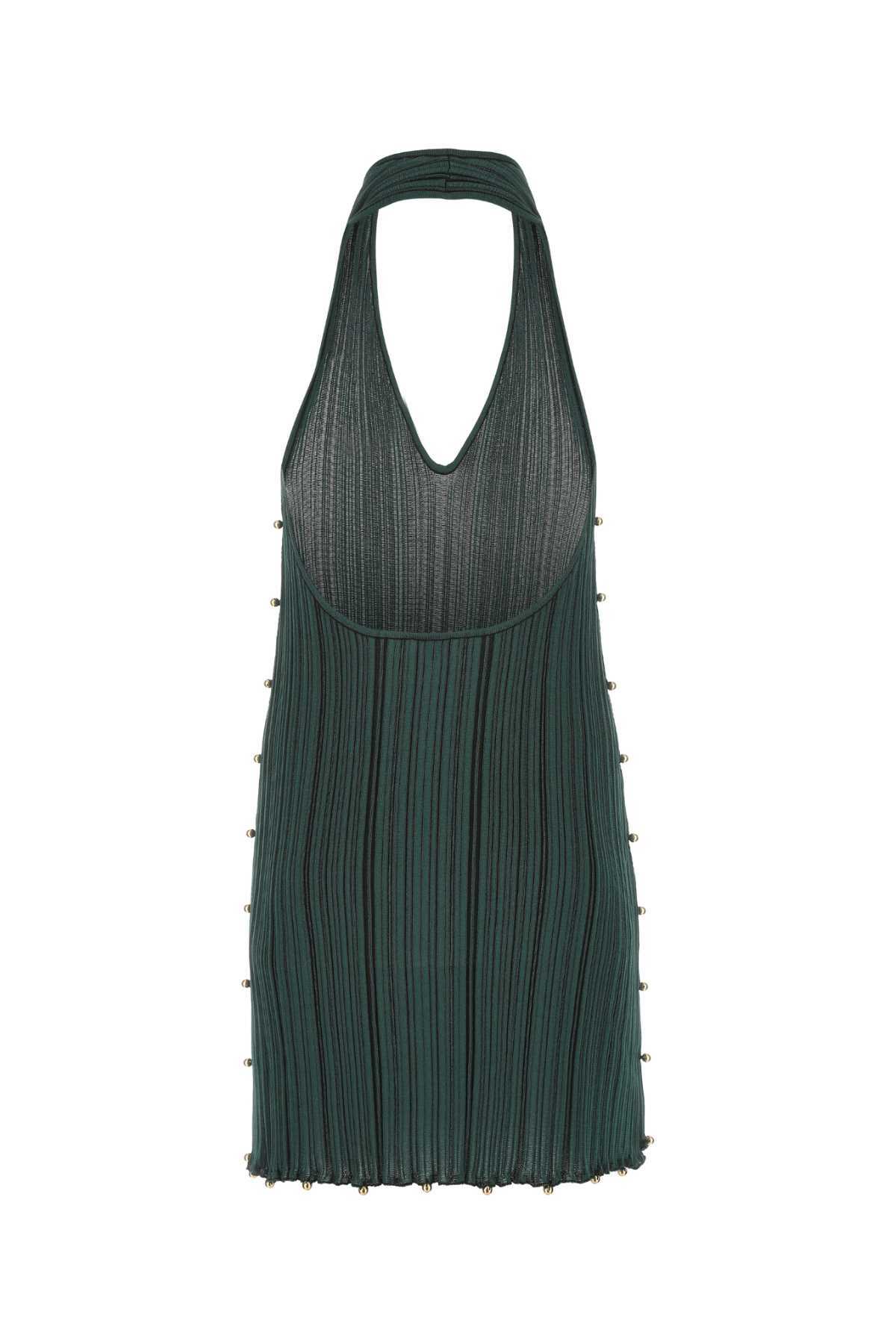 dark green boho dress Short Beaded V-Neck Homecoming Dress with Sequins– PromGirl