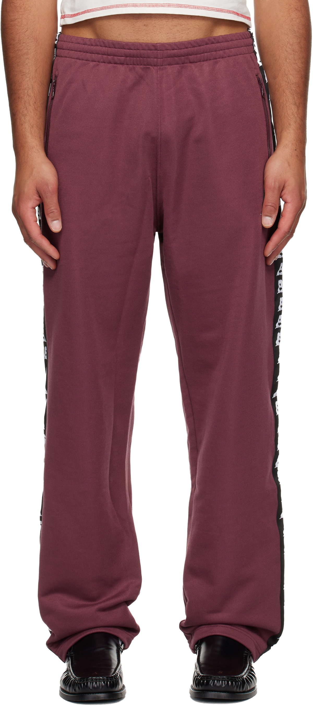 Carne Bollente Burgundy Make You Wet Sweatpants