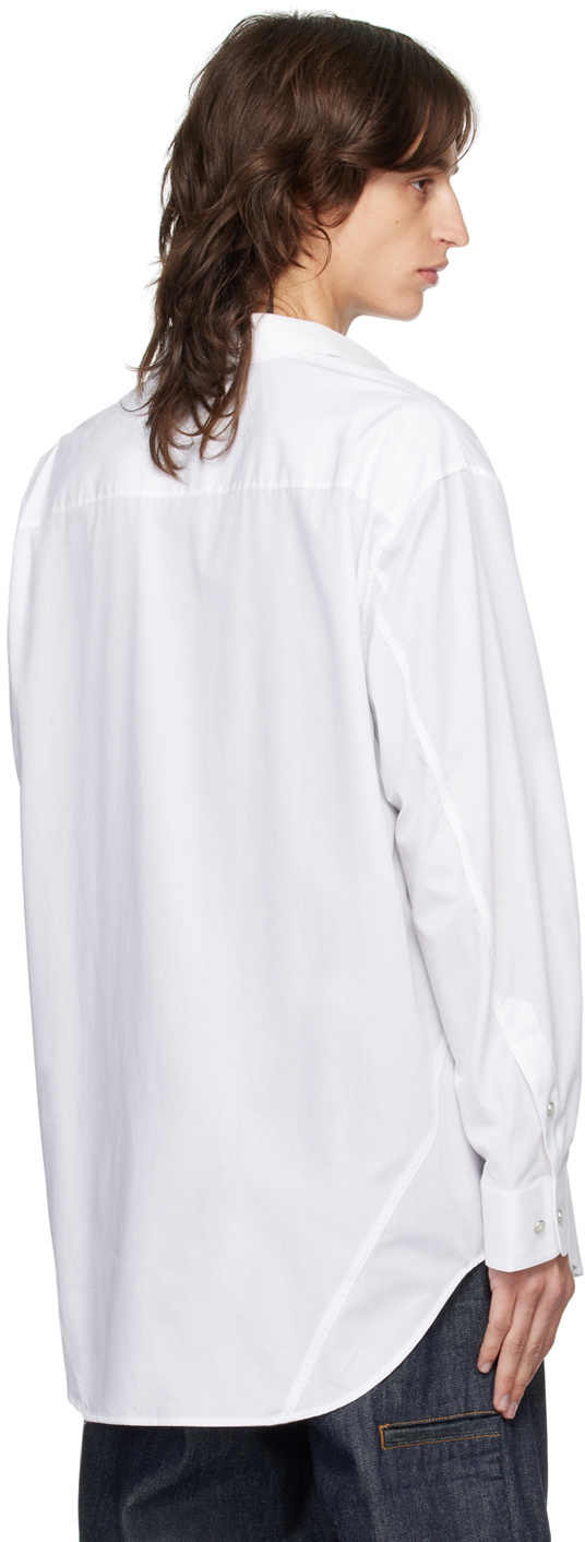 Helmut Lang White Apex Oversized Shirt