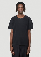 Pleated T-Shirt in Black