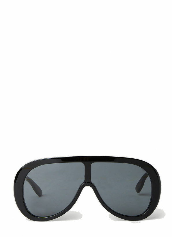 Photo: Oversize Mask Sunglasses in Black