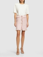 GIAMBATTISTA VALLI - Cotton Bouclé Blend Mini Skirt