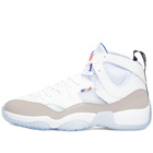 Air Jordan x PSG Jumpman Two Trey Sneakers in White/Royal/Pumice/Crimson