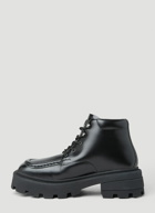 Tribeca Lace Up Boots in Black