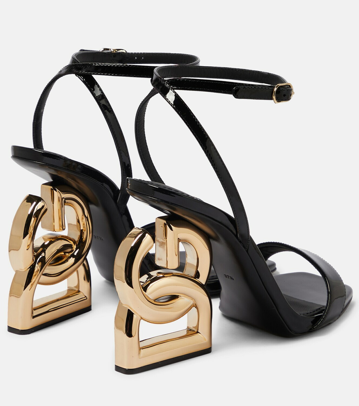 Dolce&Gabbana - DG patent leather sandals