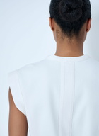 Lemaire Sleeveless V-Neck Top with Belted Waist