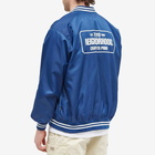 Neighborhood Men's Logo Baseball Jacket in Navy