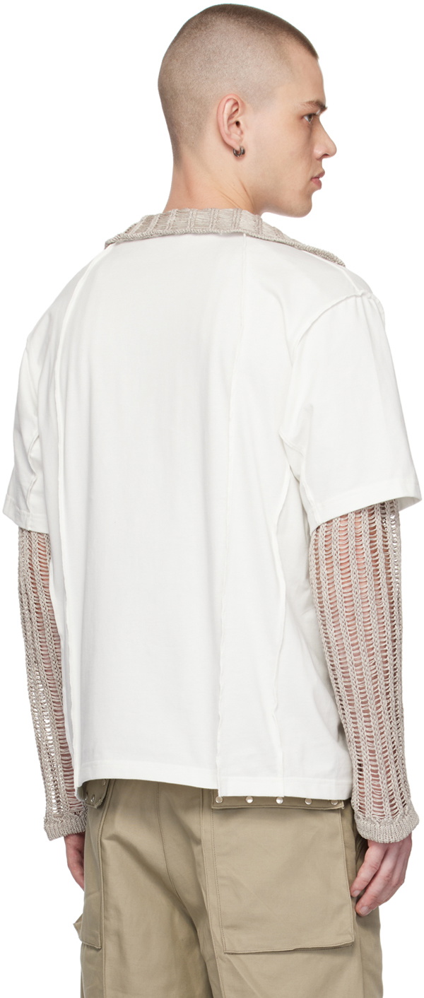 NVRFRGT White Crewneck T-Shirt