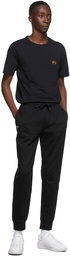 Lacoste Black Cotton Lounge Pants