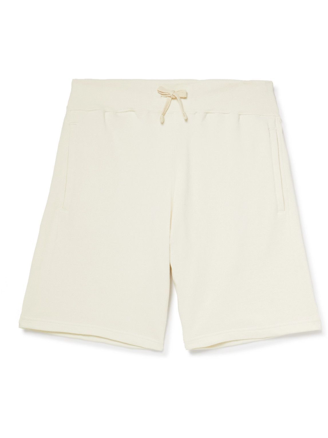 Beams Plus - Wide-Leg Cotton-Jersey Drawstring Shorts - Neutrals Beams Plus