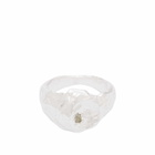 Simuero Marea Ring in Silver/Clear