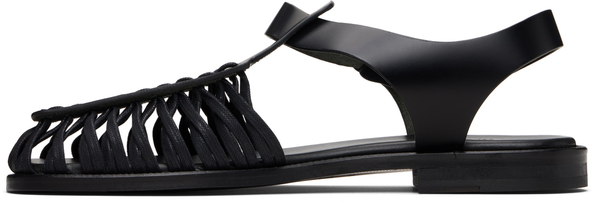 HEREU Black Alaro Sandals