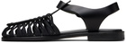 HEREU Black Alaro Sandals