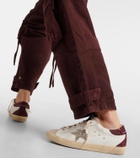Golden Goose Super-Star embellished leather sneakers