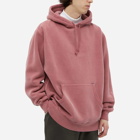 WTAPS Men's Blank 01 Washed Popover Hoody in Red