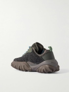 Oakley Factory - Rubber-Trimmed Suede Sneakers - Brown