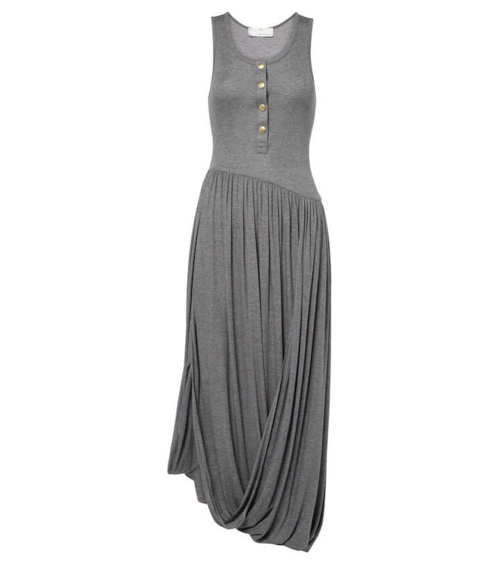 Photo: Xu Zhi Draped jersey midi dress