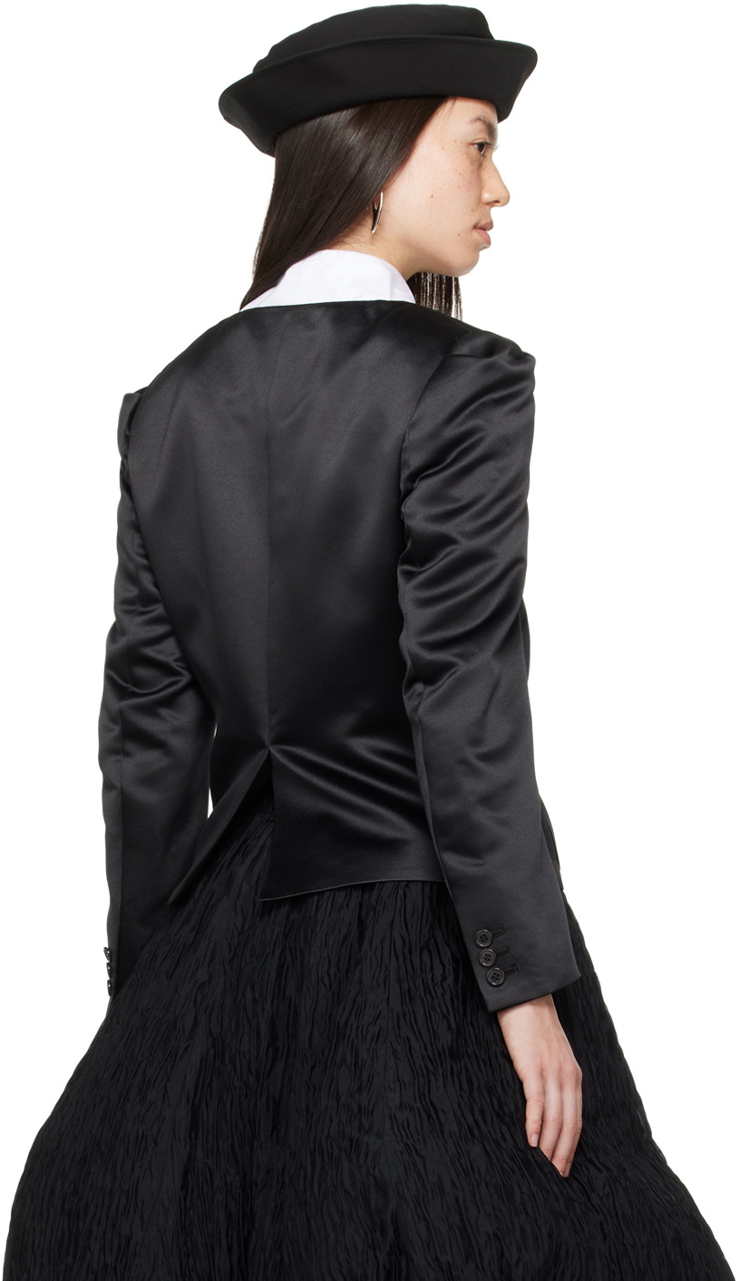 Noir Kei Ninomiya Black Button Blazer