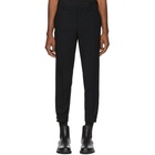 Neil Barrett Black Stretch Diagonal Trousers