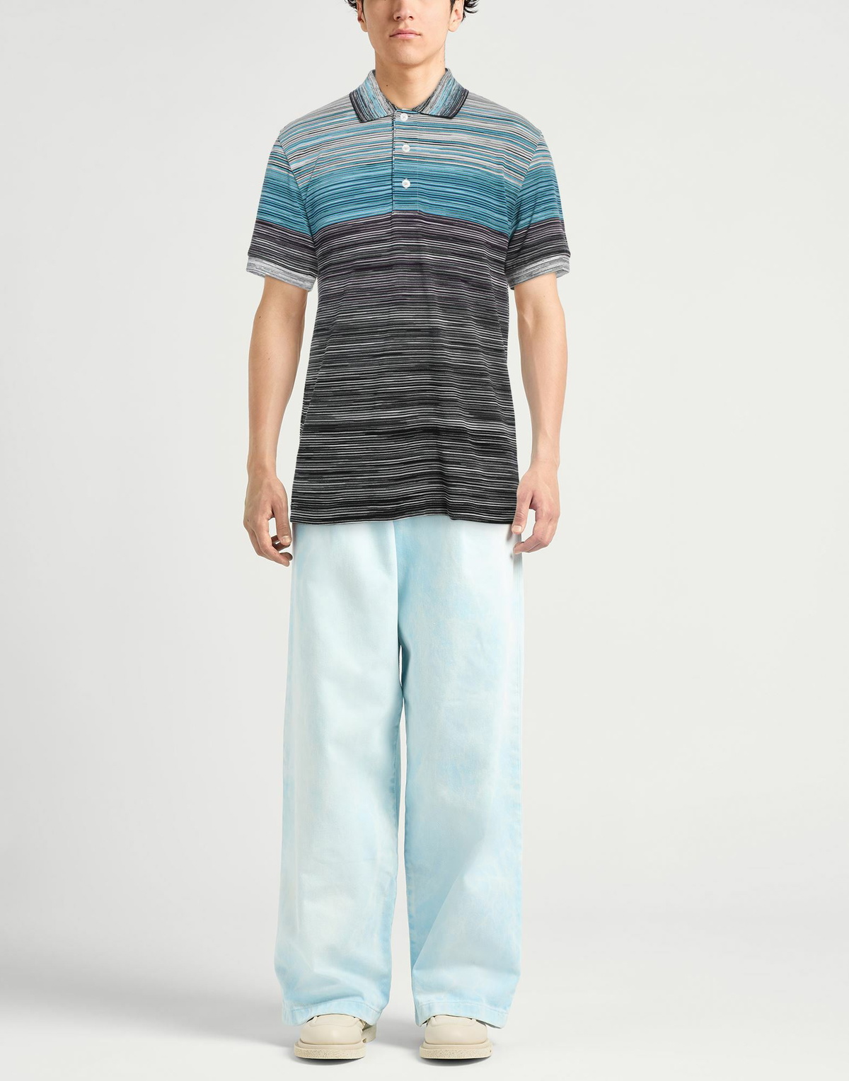 Missoni Mens Polo shirt Azure