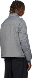 DAIWA PIER39 Gray Tech 2way Field Zip-Off Down Jacket