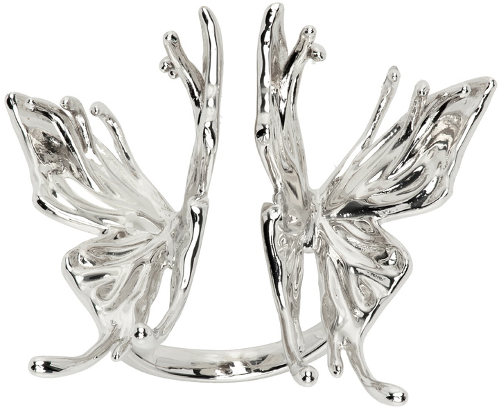 Photo: YVMIN Silver Butterflies Ring
