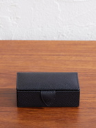 Smythson - Panama Cross-Grain Leather Cufflink Box