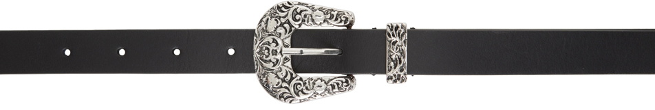 小物 Acne Studious Black Baroque Buckle Belt Acne Studios Black Baroque Buckle Belt Acne Studios