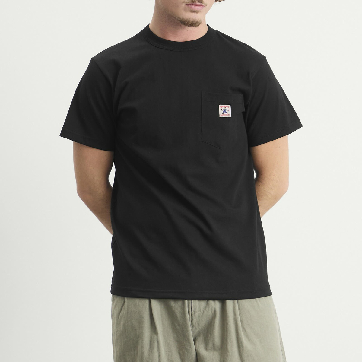 Randy's Garments Men's Randy’s Garments INC. Logo Pocket T-Shirt in Black