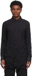 Dion Lee Black Crinkle Shirt