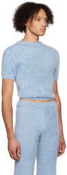 Chet Lo SSENSE Exclusive Blue Mammoth Sweater