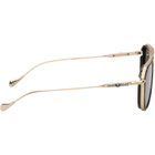 Cutler and Gross Gold The Great Frog Edition Triumph Aviator Sunglasses