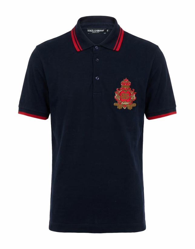Photo: Dolce & gabbana Mens Polo shirt Midnight in Blue