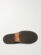 Grenson - Nate Suede Penny Loafers - Brown