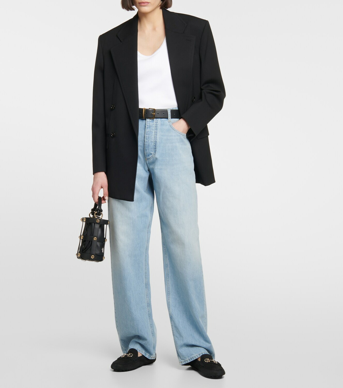 Ferragamo - Double Gancini suede loafers