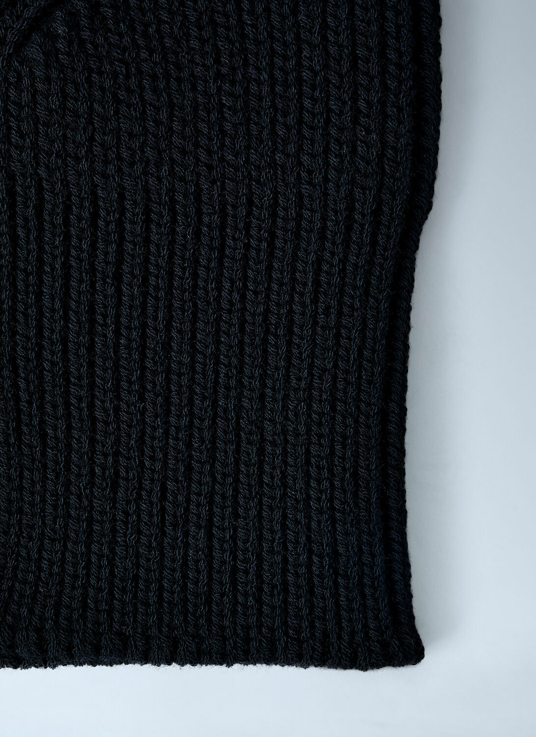 Rick Owens Ribbed Knit Balaclava