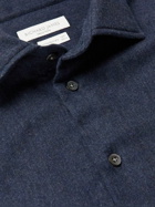 Richard James - Cotton-Flannel Shirt - Blue