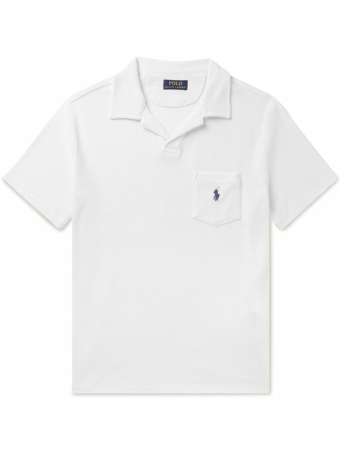 Polo Ralph Lauren - Logo-Embroidered Cotton-Blend Terry Polo Shirt ...