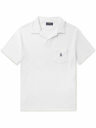 Polo Ralph Lauren - Logo-Embroidered Cotton-Blend Terry Polo Shirt - White
