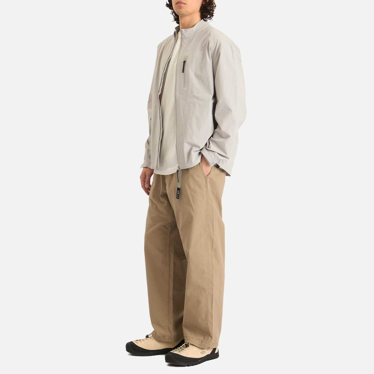 Manastash Men's Flex Climber String Pants in Light Grey
