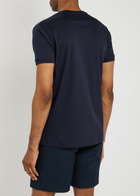 Raith Luxe Mercerized Cotton T-shirt Navy