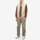 General Admission Men's Thermal Cardigan in Dark Taupe