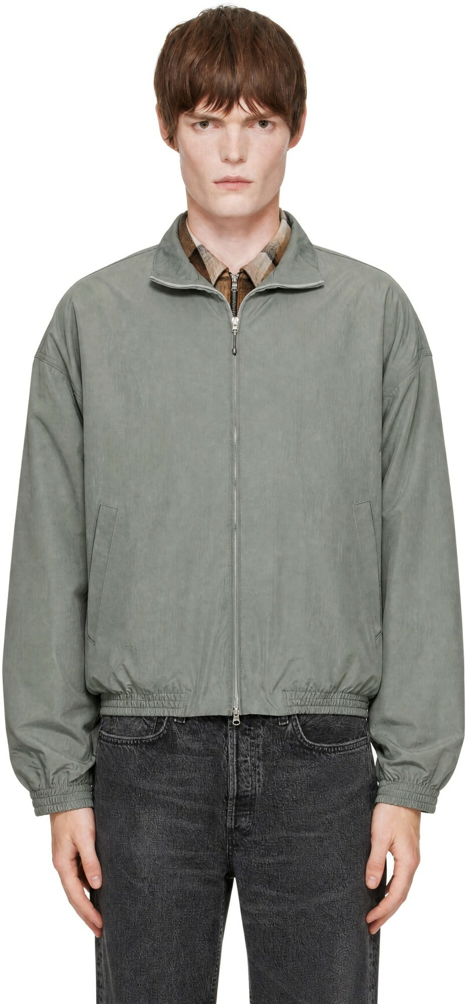 AGOLDE Green Marshall Windbreaker Jacket