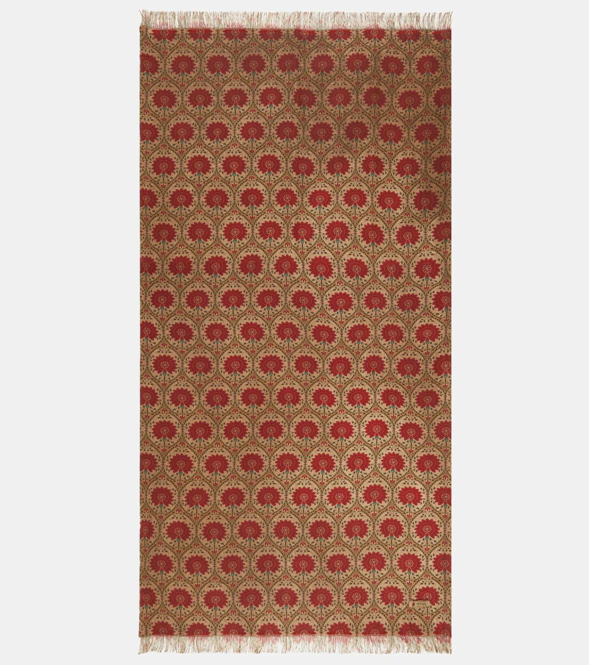 The House of Lyria Tormento fringed linen tablecloth