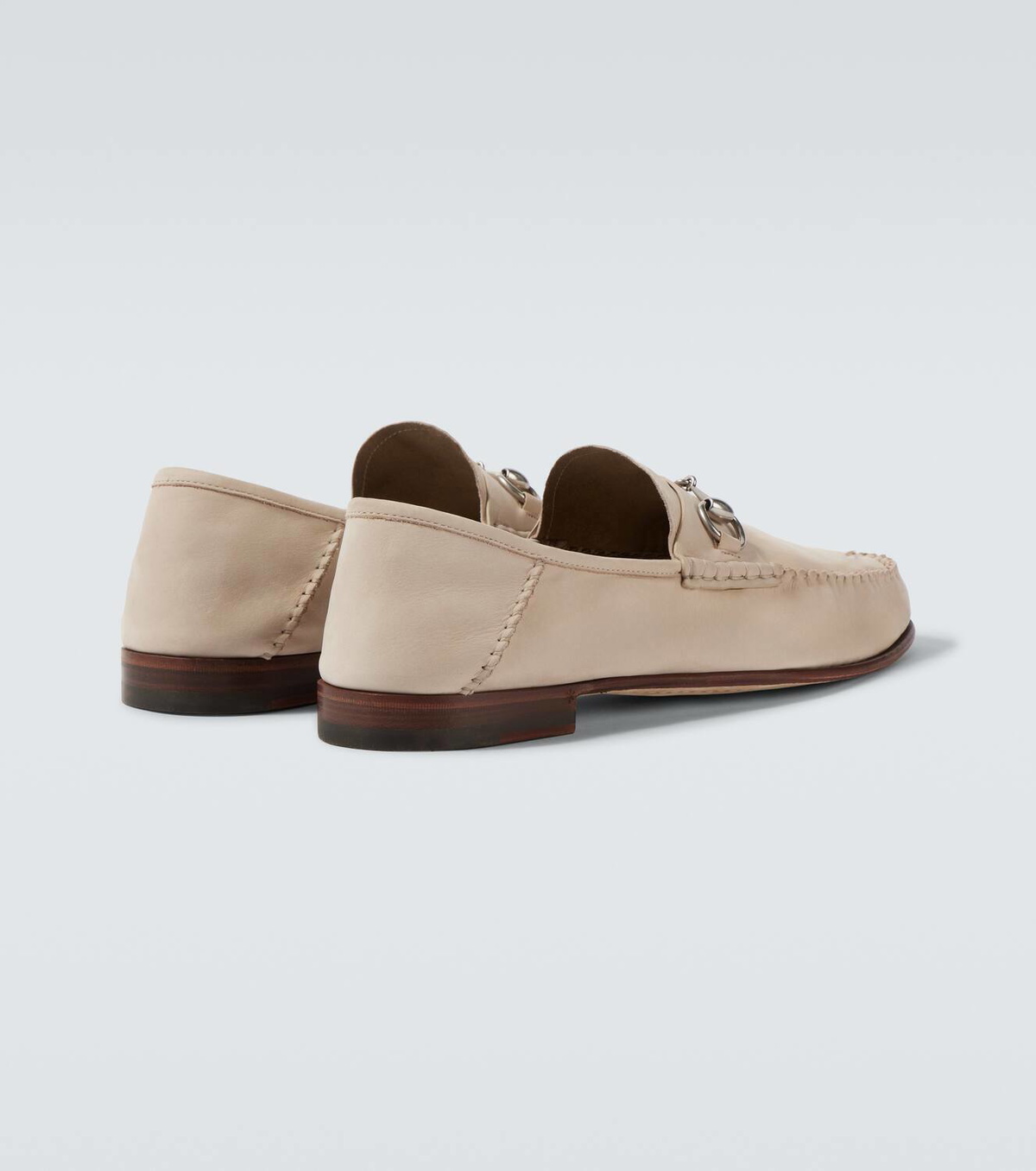 Gucci Gigi Horsebit suede loafers Gucci display picture 3
