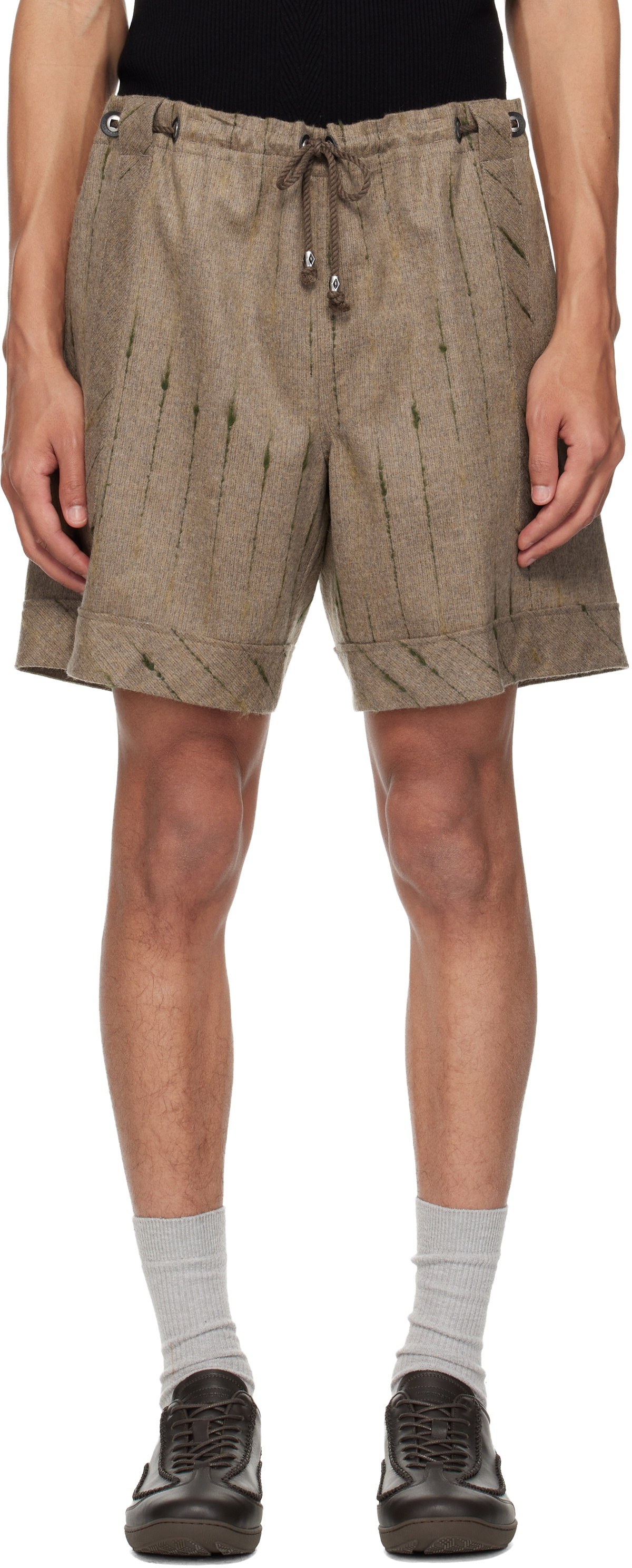 Kiko Kostadinov Beige Kyan Shorts Kiko Kostadinov