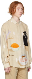 Jacquemus Beige 'La Chemise Henri' Shirt