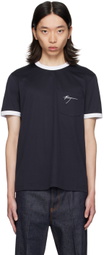Ferragamo Navy Mako T-Shirt