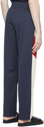 Palm Angels Navy Colorblock Lounge Pants