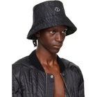 Rick Owens Moncler + Rick Owens Black Bucket Hat